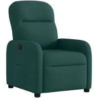 vidaXL Fauteuil relax vert foncé Tissu