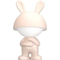 Luxus Europe - Lampe de chevet pour enfant, motif souris rose - Veilleuse LED sans fil pour enfants - Rechargeable par USB-C