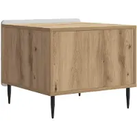 vidaXL Table basse en chêne Artisan 49 x 50 x 42 cm en bois aggloméré