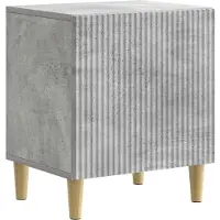 vidaXL Cabinet de chevet Gris béton 43 x 34,5 x 50 cm