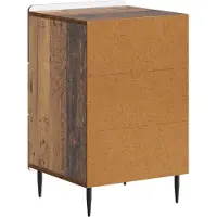 vidaXL Cabinet de chevet Bois ancien 43 x 41 x 68 cm Bois d'ingénierie