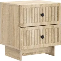 vidaXL Cabinet de chevet avec tiroir Chêne Sonoma 43 x 34,5 x 47,5 cm