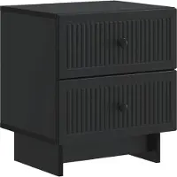 vidaXL Cabinet de chevet Noir 43 x 34,5 x 47,5 cm Bois d'ingénierie