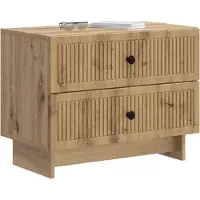 vidaXL Cabinet de chevet Chêne artisanal 62 x 34,5 x 47,5 cm