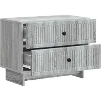 vidaXL Cabinet de chevet avec tiroir Sonoma gris 62 x 34,5 x 47,5 cm