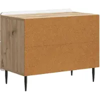 vidaXL Cabinet de chevet Chêne artisanal 62 x 34,5 x 49,5 cm