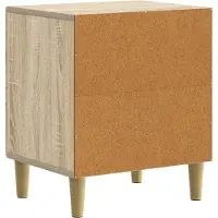 vidaXL Cabinet de chevet Chêne Sonoma 43 x 34,5 x 50 cm