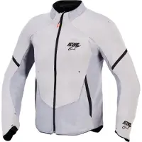 Alpinestars Aeroshell Airflow, veste en textile ,Gris/Gris Foncé ,XL