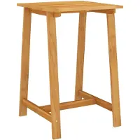 The Living Store Table haute de jardin 70 x 70 x 104 cm en bois massif d'acacia