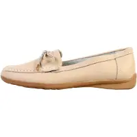 Super Mode Mocassin - - LBS - Cuir - Nude (beige) - Semelle synthétique