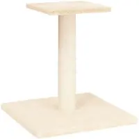 Syfax Arbre à chat avec plate-forme crème 38 cm