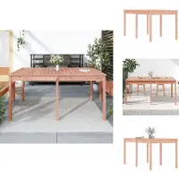 vidaXL Table de jardin 159,5x82,5x76 cm Bois massif Douglas - Tables de jardin
