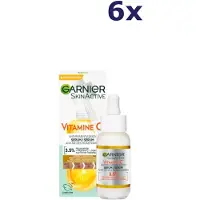 Garnier 6 x Sérum SkinActive à la vitamine C 3,5 % 30 ml