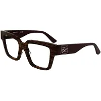 Karl Lagerfeld Lunettes de Vue - - KL6196 - Acétate marron rayé - 53/18/140 - Unisexe