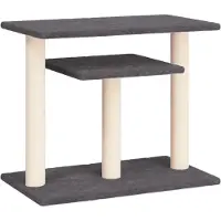 Syfax Arbres à chat avec plates-formes gris foncé 62,5 cm