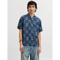 Jack & Jones Chemise Jack&Jones JPRBLULYON PRINT DOBBY S/S SHI pour Homme