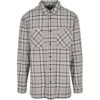 Urban Classics Chemise noisette / gris / noir / blanc