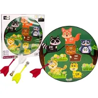 Leantoys Jeu de fléchettes d'arcade vert animaux magnétiques
