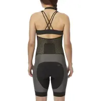 Giro Femmes, Pantalon de cyclisme, Short femme avec un insert Chrono Expert Halter Bavoir M ( Studio 1) (DWZ) (M), Noir