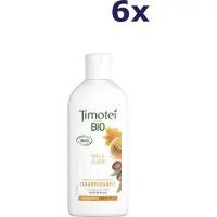 Timotei 6 x après-shampoing - 250 ml - miel bio et jojoba