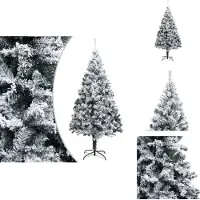 vidaXL Arbre de Noël artificiel avec neige Vert 240 cm PVC - Sapins de Noël