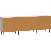vidaXL Meuble TV en chêne Sonoma, 150 x 31 x 52 cm, aggloméré