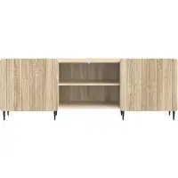 vidaXL Meuble TV en chêne Sonoma, 150 x 31 x 52 cm, aggloméré