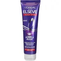 L'Oréal Paris Elvive Masque nourrissant violet Color-Vive pour cheveux blonds et méchés 150 ml