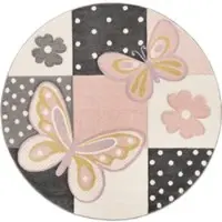 Tapis.fr Tapis pour enfants Kosmos multicolore 160 cm rond