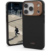 Uag Coque arrière Fibr Armr MagSafe Kevlar pour Apple iPhone 17 Pro - Graphite / Bronze