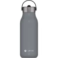 Les Artistes Bouteille Isotherme Bottle'up 2.0 Grey Isolation Double Paroi 24h/12h -