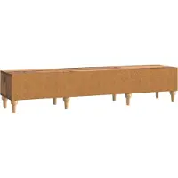 vidaXL Meuble TV en bois recyclé 147 x 34,5 x 30 cm, aggloméré