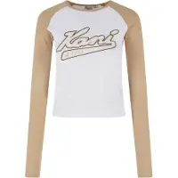Karl kani T-shirt beige / noir / blanc