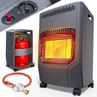 Monzana Chauffage d'appoint au gaz 72x38x42cm 4200W sans adaptateur