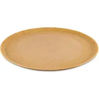 Koziol Assiette Koziol Bio-Circulair Connect Nature Wood 25,5 cm (4-Pièces)