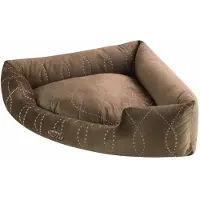 Nobby lit d'angle confort "CENO" marron 60 x 60 x 17 cm