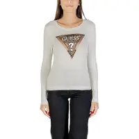 Guess Marciano Leo Triangle Long Sleeve T-shirt Beige XL Femme