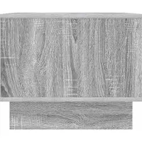 vidaXL Table basse Sonoma gris, 90 x 50 x 40 cm, en panneaux de particules