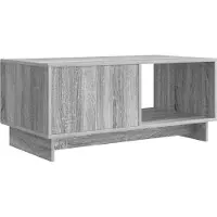 vidaXL Table basse gris Sonoma 90 x 50 x 40 cm Bois composite