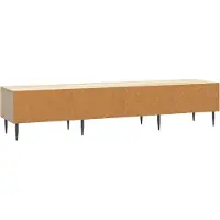 vidaXL Meuble TV en chêne Sonoma 147 x 34,5 x 30 cm, aggloméré
