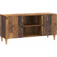vidaXL Meuble TV en bois recyclé 102 x 34,5 x 50 cm, aggloméré