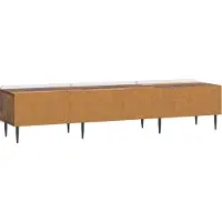 vidaXL Meuble TV en bois recyclé 147 x 34,5 x 32 cm, aggloméré
