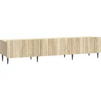 vidaXL Meuble TV en chêne Sonoma 147 x 34,5 x 32 cm, aggloméré