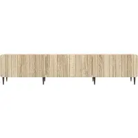 vidaXL : Meubles TV, 147 x 34,5 x 32 cm, imitation chêne Sonoma, panneaux de particules