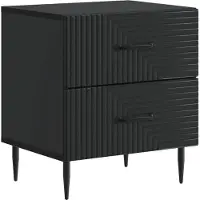 vidaXL Cabinet de chevet Noir 43 x 34,5 x 47,5 cm Bois d'ingénierie