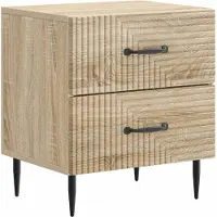 vidaXL Cabinet de chevet avec tiroir Chêne Sonoma 43 x 34,5 x 47,5 cm