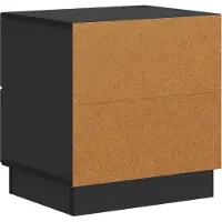 vidaXL Cabinet de chevet Noir 43 x 34,5 x 44,5 cm Bois d'ingénierie