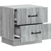 vidaXL Cabinet de chevet avec tiroir Sonoma gris 43 x 34,5 x 44,5 cm
