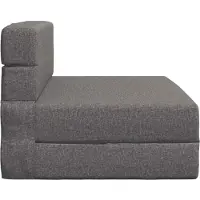 vidaXL Canapé-lit pliable Gris clair 70 x 72 x 60 cm Tissu