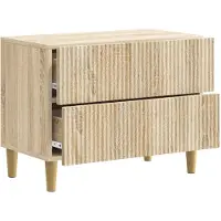 vidaXL Cabinet de chevet avec tiroir Chêne Sonoma 62 x 34,5 x 48 cm